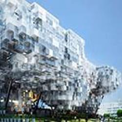 آسمانخراش ابر پیکسلی سنگاپور + عکس