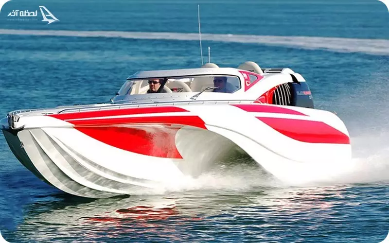 قایق سواری در کیش