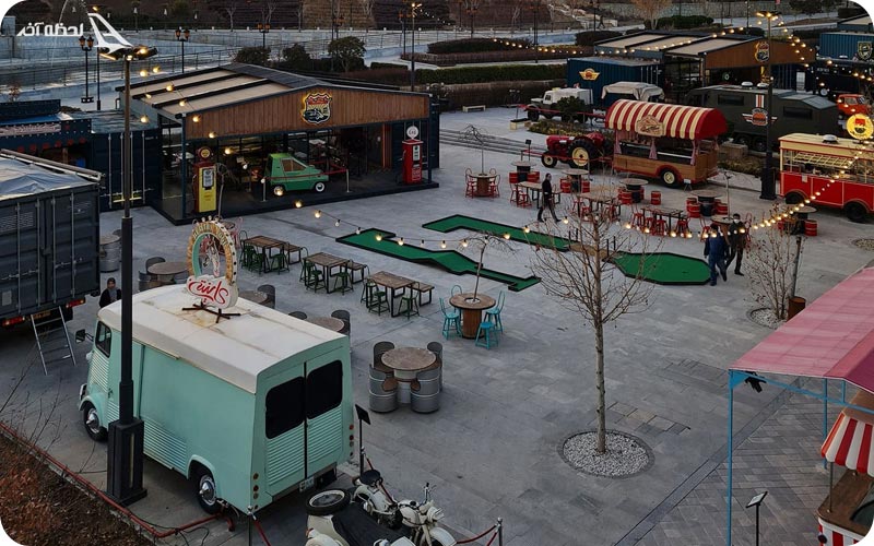 فود کورت باغ کتاب