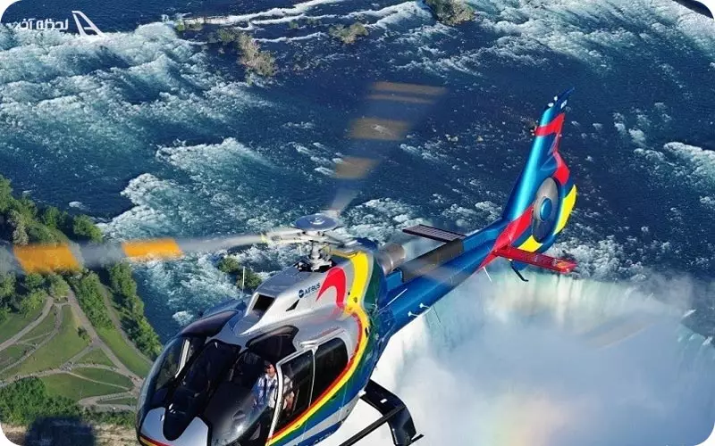 هلیکوپتر سواری بر فراز نیاگارا