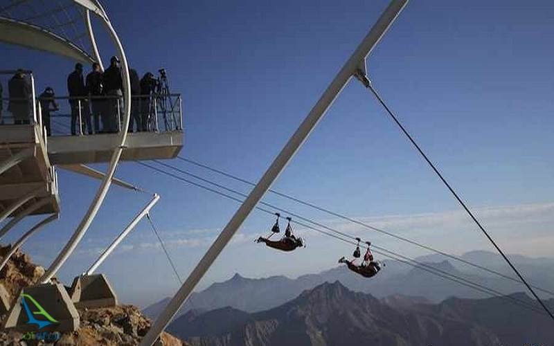 مهیج ترین زیپ لاین جهان