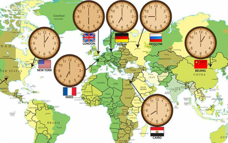 اختلاف ساعت ایران و مصر