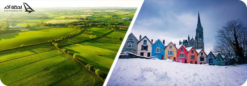هوای تابستان و زمستان ایرلند