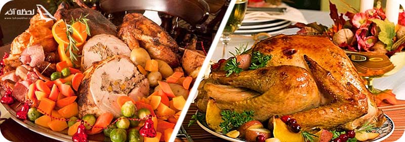 غذای کریسمس در کشورهای مختلف