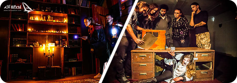 گشتن اتاق برای حل کردن معما در بازی