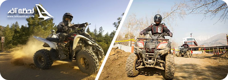 موتور سواری در کویر