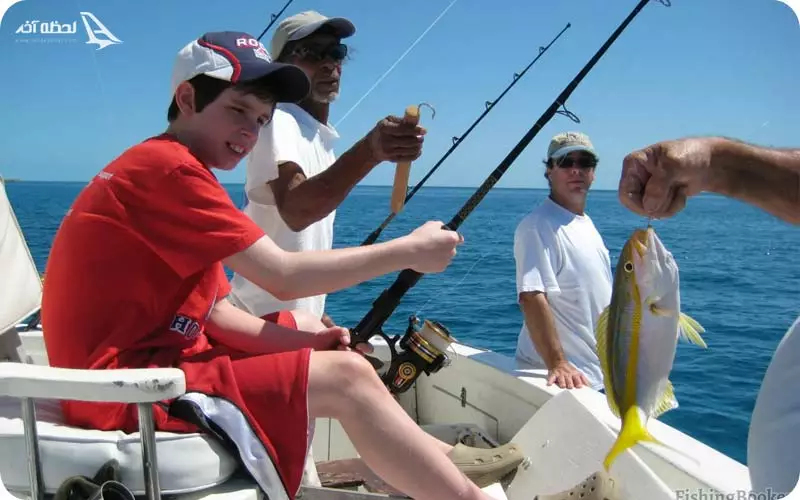 ماهیگیری تفریح آبی محبوب