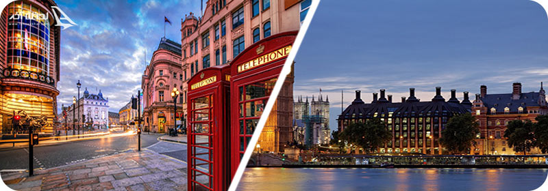 نمای شهر زیبای لندن