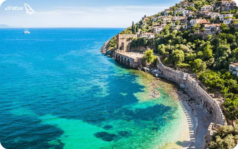 فاصله آنتالیا تا آلانیا