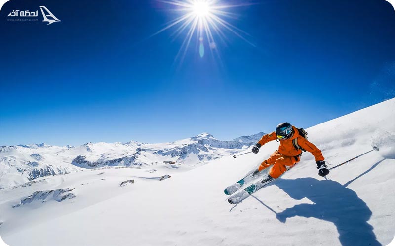 اسکی روی برف