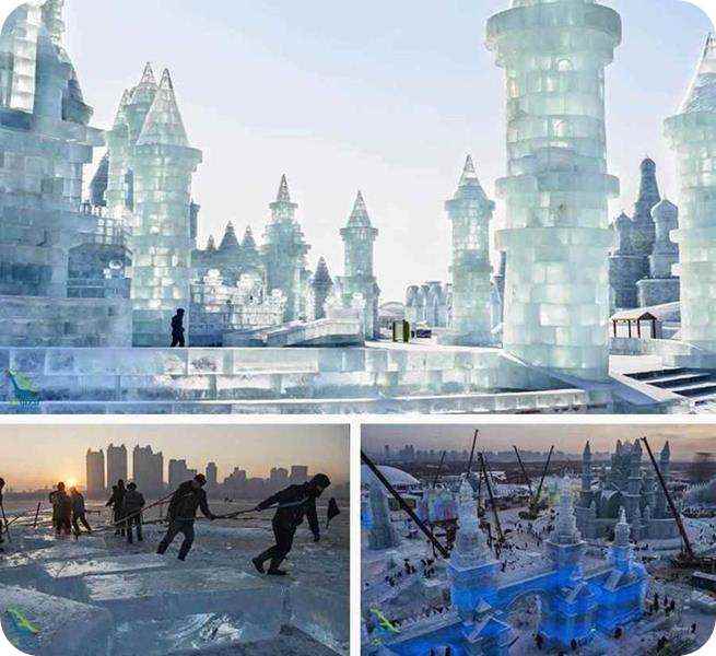 جاذبه های یخی چین