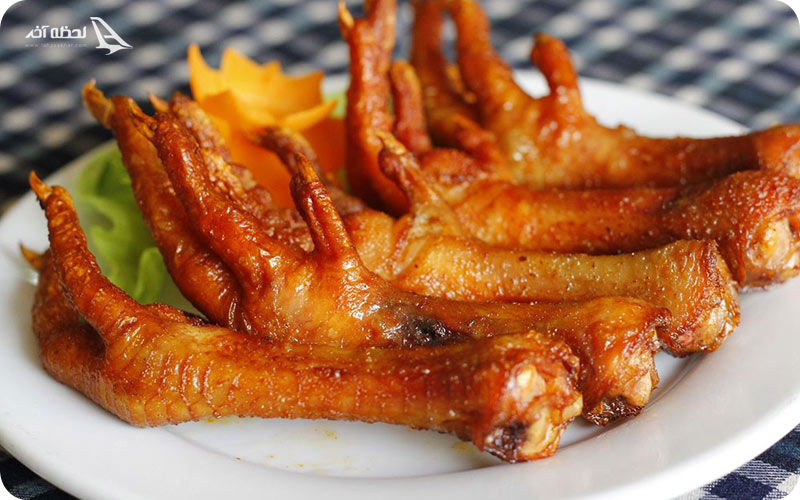 خوراک پای مرغ