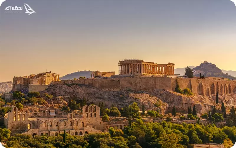 ساختمان های قدیمی و باستانی یونان