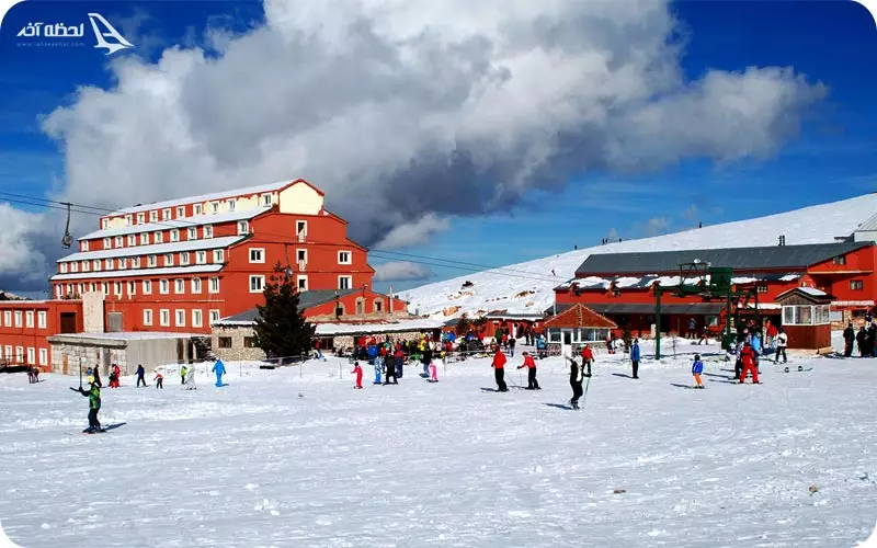 اسکی در کوه‌ های برفی اطراف آنتالیا