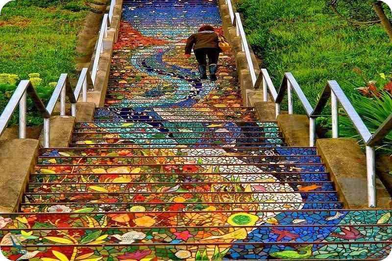 پلکان های زیبا