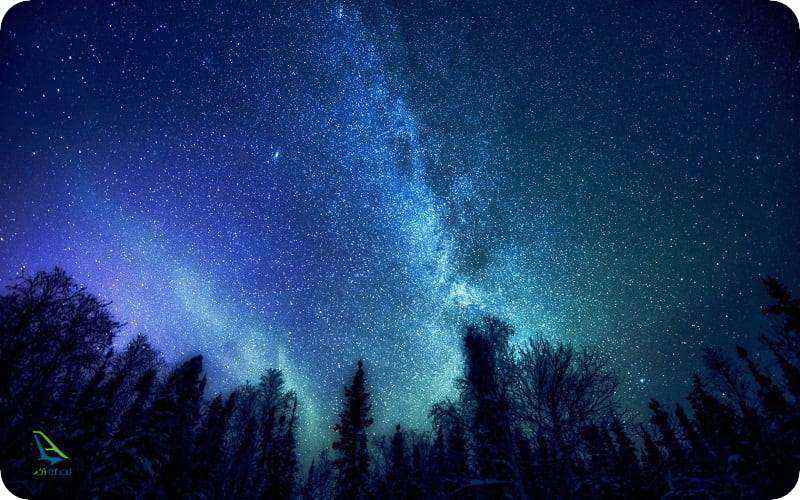 شفق قطبی در قطب شمال