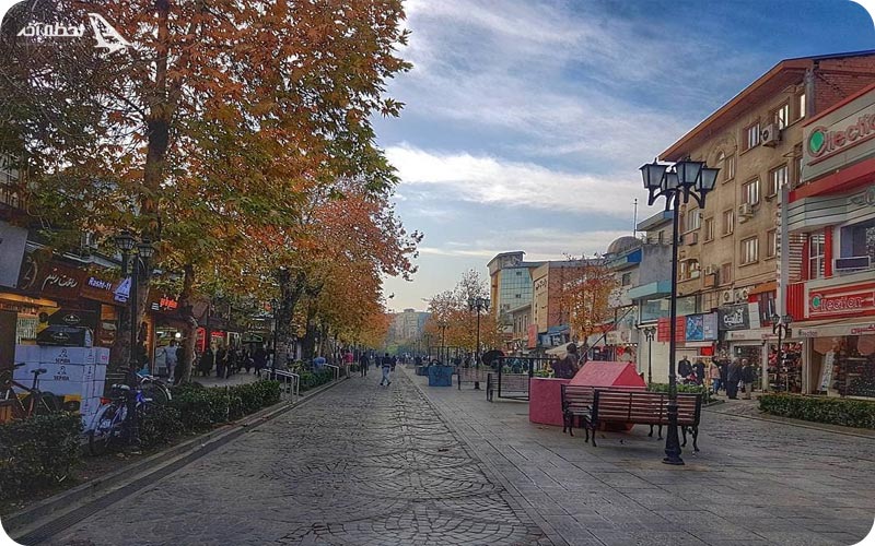 شهرداری و پیاده راه اغلم الهدی رشت