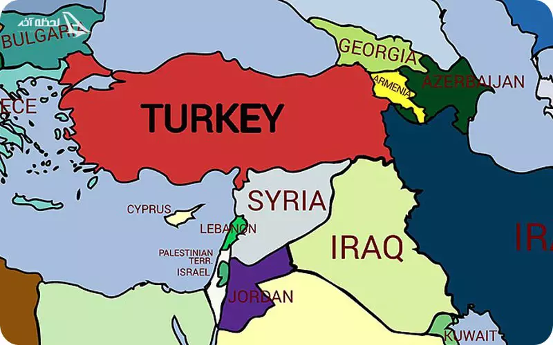 همسایه های ترکیه