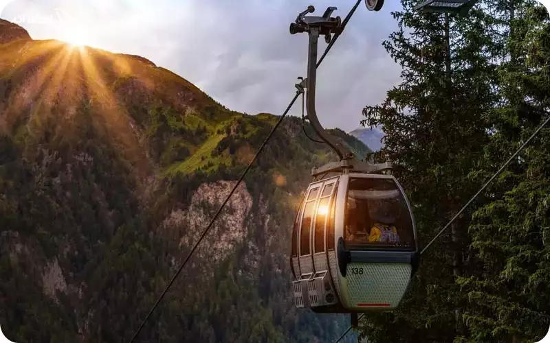 تله کابین کوه زرد