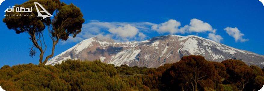 نمایی زیبا از کوه کلیمانجارو