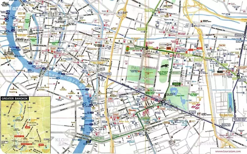 نقشه بانکوک