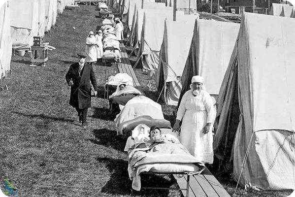 شیوع آنفولانزای اسپانیایی