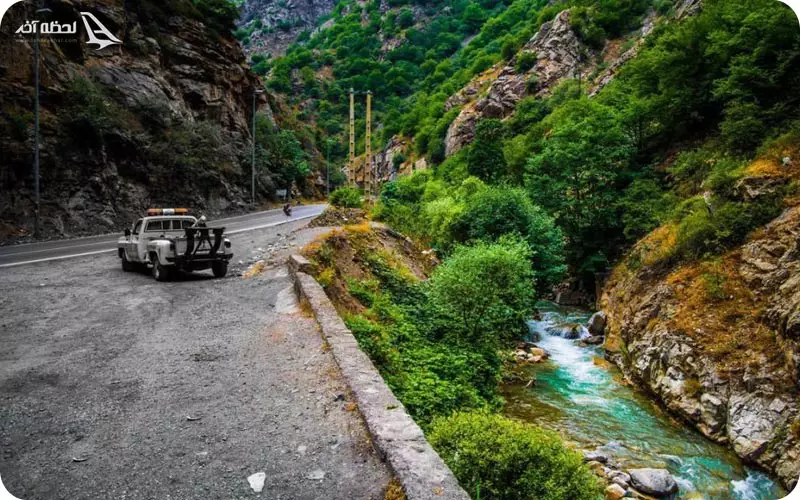 آب و هوای جاده چالوس