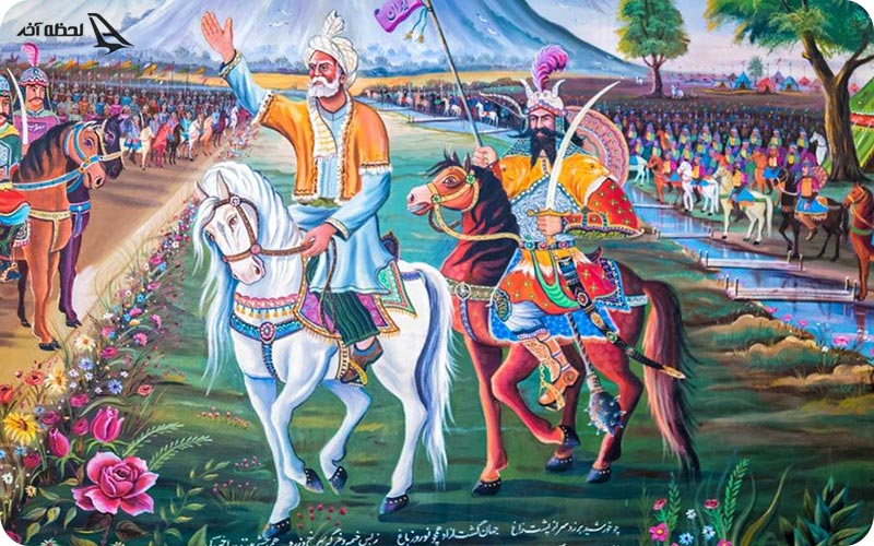 وطن دوستی ایرانیان و جشن پادشاهان بعد از جنگ