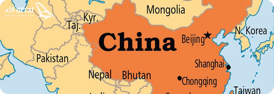 نقشه کشور چین