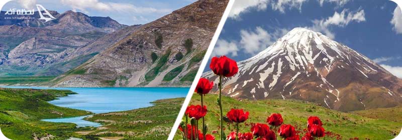 عکس طبیعت زیبای سد لار