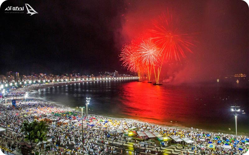 جشن سال نو میلادی در ساحل