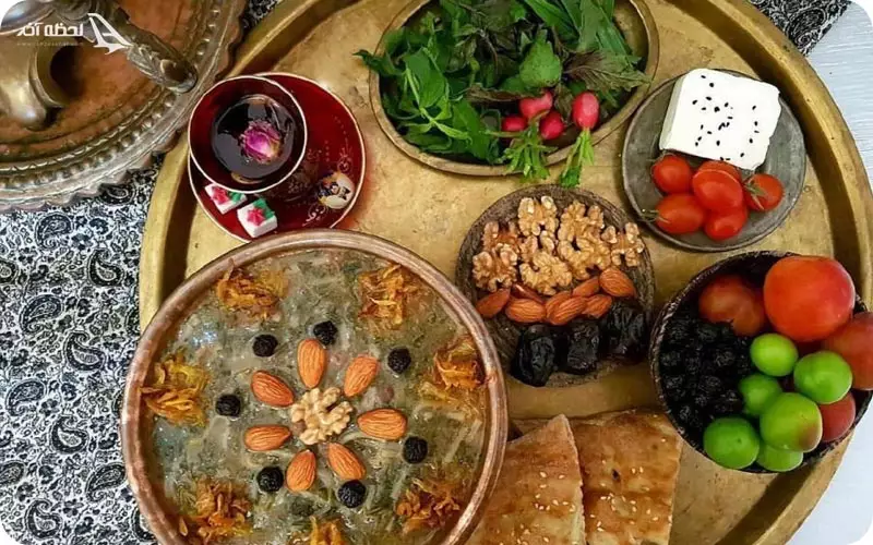 غذای شب عید در اردبیل