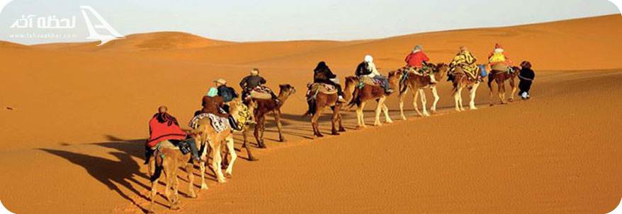 شتر سواری در کویر مصر