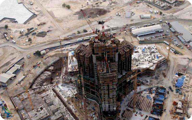 ساخت برج دبی