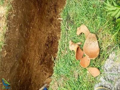 کشف استخوان سرباز اشکانی در اثر دفن بیمار کرونایی