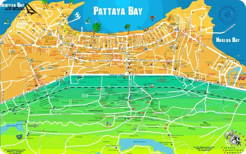 نقشه پاتایا