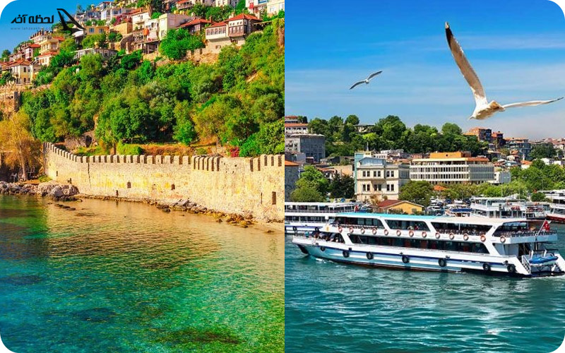 فاصله استانبول تا آنتالیا