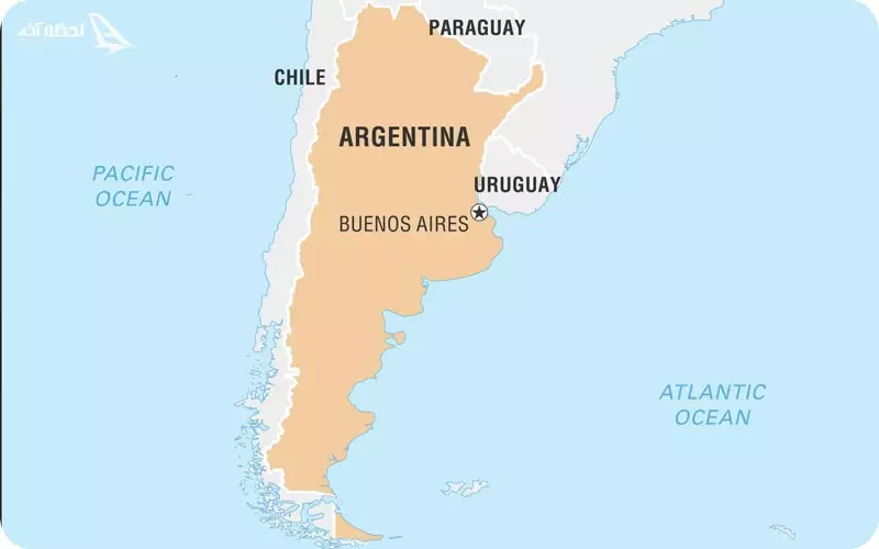 نقشه آرژانتین