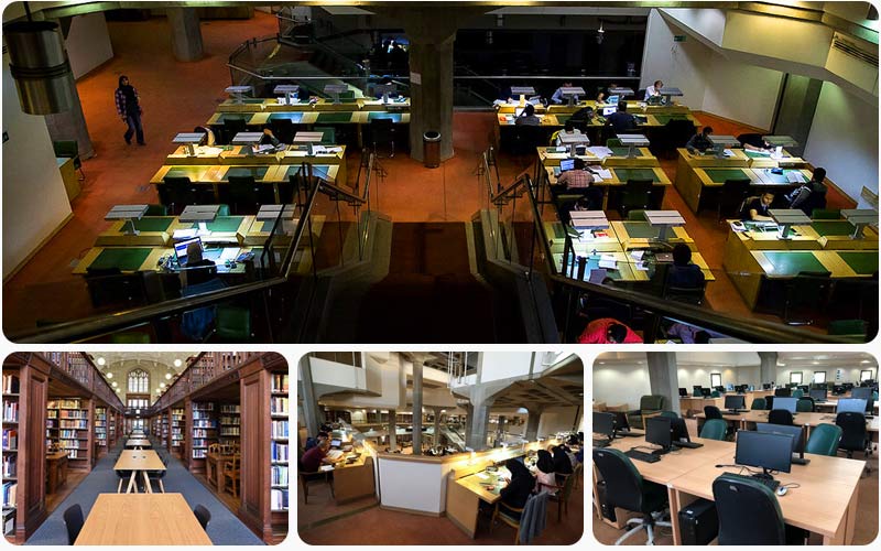 تالارهای کتابخانه ملی