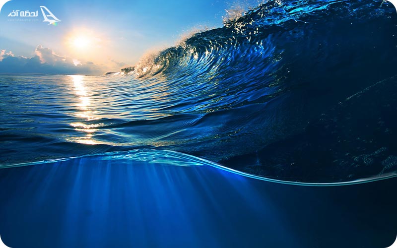 دریا با خورشید