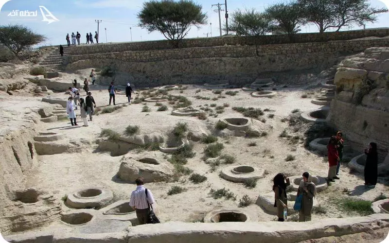 مسیر دسترسی به چاه های تلا