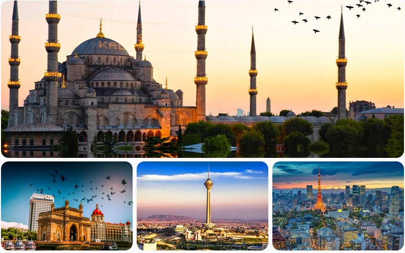 مهم ترین شهرهای آسیا