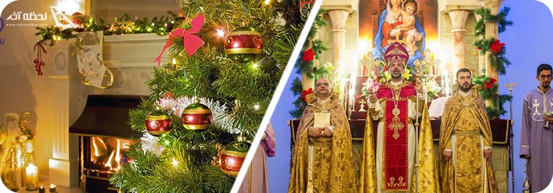 تزئین درخت کریسمس و آداب کریسمس