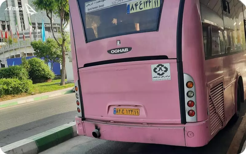 راه های دسترسی به دریاچه با اتوبوس