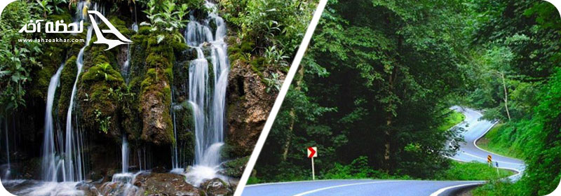 عکس ارنگه و جاده چالوس