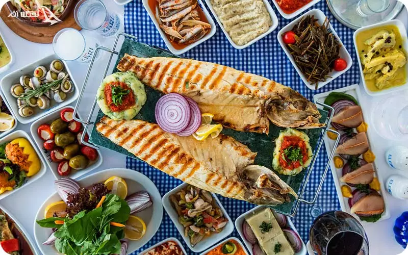غذاهای رستوران ریحون استانبول