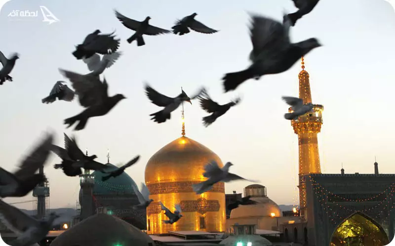 حرم امام رضا در زمان شاه سلیمان صفوی