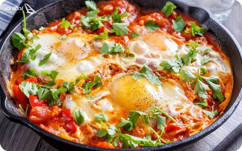 تخم مرغ سرخ شده روی ساهان