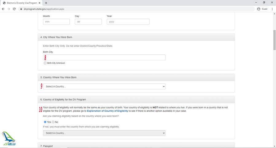 آموزش تصویری ثبت نام لاتاری