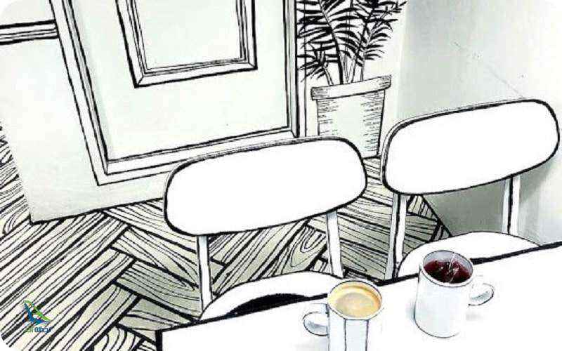 کافه دوبعدی کره جنوبی